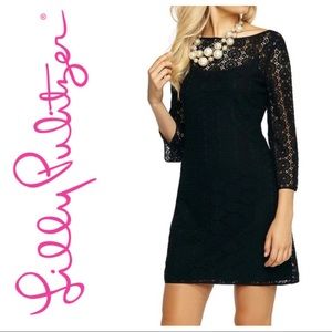 Lilly Pulitzer Topanga Dress Size XL Black